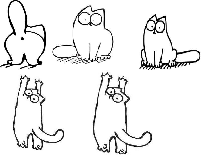 Рисунки для срисовки легкие для чехла. Рисунки для срисовки кот Саймон. Рисунки карандашом кот Саймон. Легкие рисунки кота Саймона. Кот Сэм картинки.